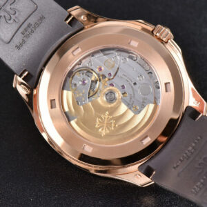 Aquanaut 5167 40mm RG 3KF Brown Dial Brown Rubber Strap A330 V3 - Image 15