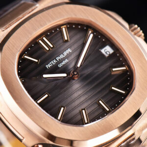 Nautilus 5711R 40MM 3KF Brown Dial Brown Leather Strap A324 V3 - Image 6