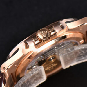 Nautilus 5711R 40MM 3KF Brown Dial Brown Leather Strap A324 V3 - Image 9