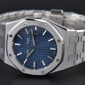 Royal Oak Ladies 67650ST 33mm ZF SS Blue Dial SS Bracelet Quartz - Image 5