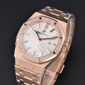 Royal Oak Ladies 67651OR 33mm ZF RG Diamond White Dial RG Bracelet Quartz - Image 4