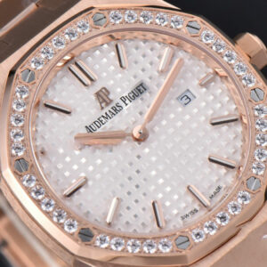 Royal Oak Ladies 67651OR 33mm ZF RG Diamond White Dial RG Bracelet Quartz - Image 5