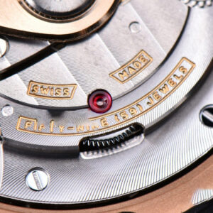 Royal Oak Offshore 26470OR RG JF 44MM YG Dial Black Subdial Black Leather Strap A3126 - Image 7