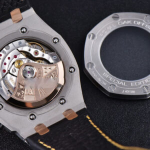 Royal Oak Offshore 26471SR RG JF 44MM Blue Dial Black Leather Strap A3126 - Image 3