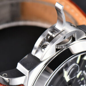 PAM088 GMT 44mm VSF Black Dial Brown Leather Strap P9001 - Image 11