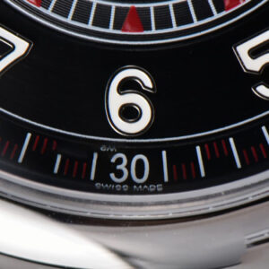Calatrava 6007G 40mm ZF Black Dial Red Hand Nylon Strap 9015 - Image 4