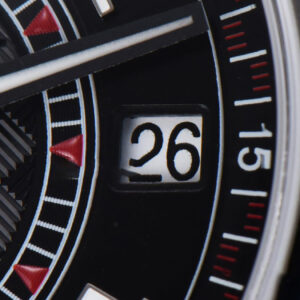 Calatrava 6007G 40mm ZF Black Dial Red Hand Nylon Strap 9015 - Image 5