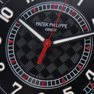 Calatrava 6007G 40mm ZF Black Dial Red Hand Nylon Strap 9015 - Image 6