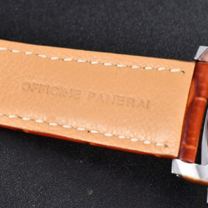 PAM088 GMT 44mm VSF Black Dial Brown Leather Strap P9001 - Image 17