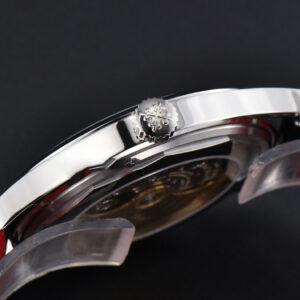Calatrava 6007G 40mm ZF Black Dial Red Hand Nylon Strap 9015 - Image 12