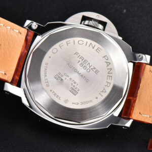 PAM088 GMT 44mm VSF Black Dial Brown Leather Strap P9001 - Image 19