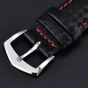 Calatrava 6007G 40mm ZF Black Dial Red Hand Nylon Strap 9015 - Image 13