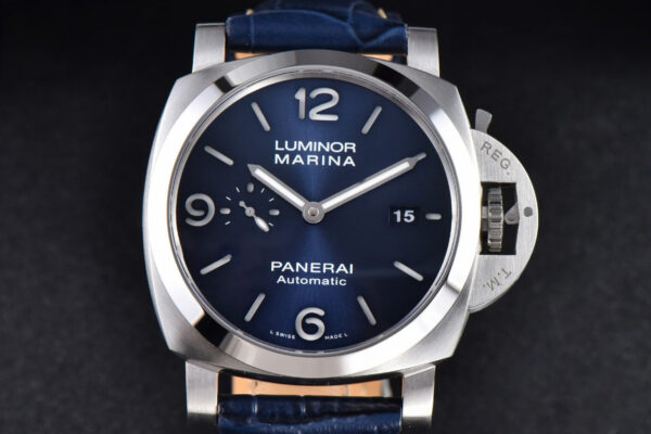 PAM1313 44mm VSF Blue Dial Blue Leather Strap P9010