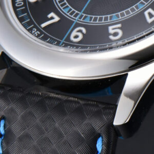 Calatrava 6007G 40mm ZF Black Dial Blue Hand Nylon Strap 9015 - Image 12