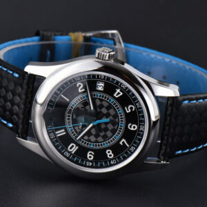 Calatrava 6007G 40mm ZF Black Dial Blue Hand Nylon Strap 9015 - Image 15