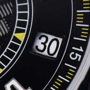 Calatrava 6007G 40mm ZF Black Dial Yellow Hand Nylon Strap 9015 - Image 5