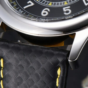 Calatrava 6007G 40mm ZF Black Dial Yellow Hand Nylon Strap 9015 - Image 8