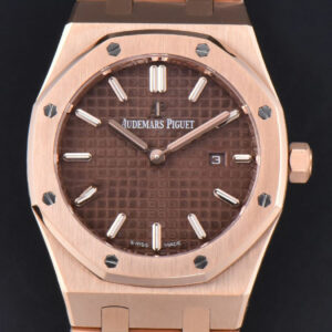 Royal Oak Ladies 67650OR 33mm ZF RG Chocolate Dial RG Bracelet Quartz