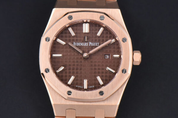 Royal Oak Ladies 67650OR 33mm ZF RG Chocolate Dial RG Bracelet Quartz