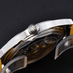 Calatrava 6007G 40mm ZF Black Dial Yellow Hand Nylon Strap 9015 - Image 12
