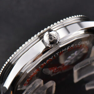 Navitimer V7F 41MM Black Dial Black Leather Strap A2824 - Image 4