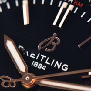 Navitimer V7F 41MM Black Dial Black Leather Strap A2824 - Image 5
