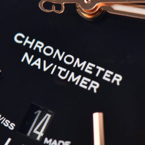 Navitimer V7F 41MM Black Dial Black Leather Strap A2824 - Image 6