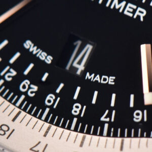 Navitimer V7F 41MM Black Dial Black Leather Strap A2824 - Image 7