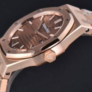 Royal Oak Ladies 67650OR 33mm ZF RG Chocolate Dial RG Bracelet Quartz - Image 4