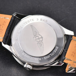 Navitimer V7F 41MM Black Dial Black Leather Strap A2824 - Image 15