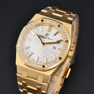 Royal Oak Ladies 67651BA 33mm ZF YG Diamond White Dial YG Bracelet Quartz - Image 4