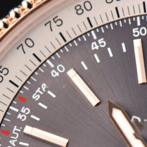 Navitimer V7F 41MM Gray Dial Brown Leather Strap A2824 - Image 5