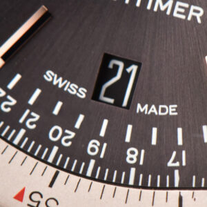 Navitimer V7F 41MM Gray Dial Brown Leather Strap A2824 - Image 7