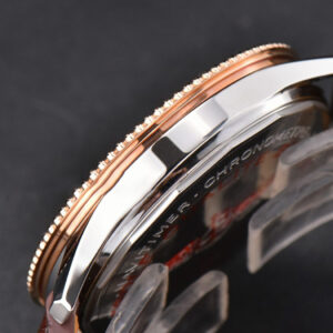 Navitimer V7F 41MM Gray Dial Brown Leather Strap A2824 - Image 11