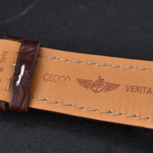 Navitimer V7F 41MM White Dial Brown Leather Strap A2824 - Image 3