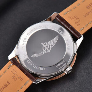 Navitimer V7F 41MM Gray Dial Brown Leather Strap A2824 - Image 18