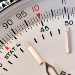 Navitimer V7F 41MM White Dial Brown Leather Strap A2824 - Image 9