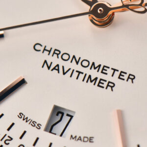 Navitimer V7F 41MM White Dial Brown Leather Strap A2824 - Image 10