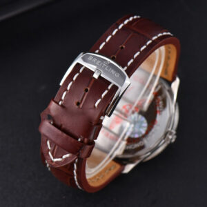 Navitimer V7F 41MM White Dial Brown Leather Strap A2824 - Image 19