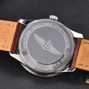 Navitimer V7F 41MM White Dial Brown Leather Strap A2824 - Image 20