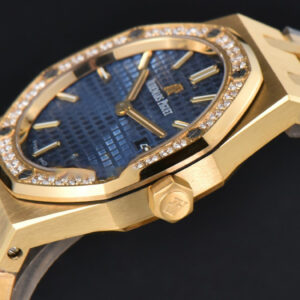 Royal Oak Ladies 67651BA 33mm ZF YG Diamond Blue Dial Blue Bracelet Quartz - Image 4