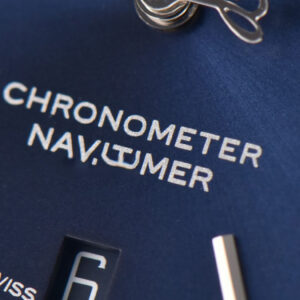 Navitimer V7F 41MM Blue Dial Blue Leather Strap A2824 - Image 8