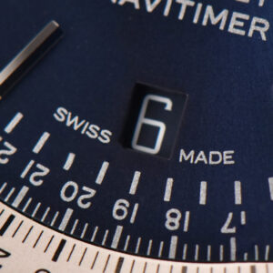 Navitimer V7F 41MM Blue Dial Blue Leather Strap A2824 - Image 9