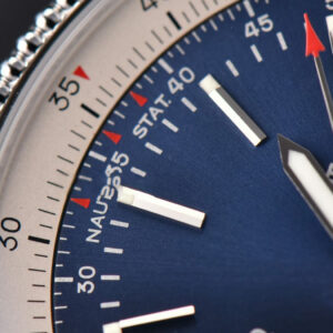 Navitimer V7F 41MM Blue Dial Blue Leather Strap A2824 - Image 10