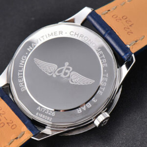Navitimer V7F 41MM Blue Dial Blue Leather Strap A2824 - Image 22