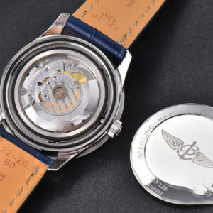Navitimer V7F 41MM Blue Dial Blue Leather Strap A2824 - Image 23