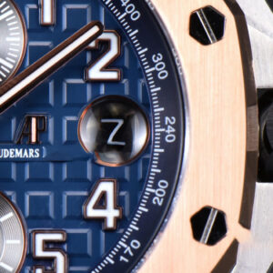 Royal Oak Offshore 26471SR RG JF 44MM Blue Dial Black Leather Strap A3126 - Image 17