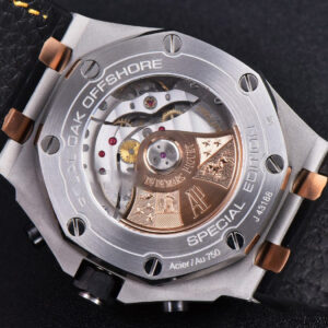 Royal Oak Offshore 26471SR RG JF 44MM Blue Dial Black Leather Strap A3126 - Image 24