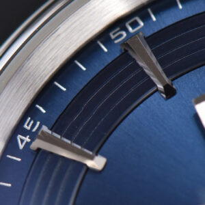 De Ville Hour Vision VSF 41MM Blue/Silver Dial Black Croco Strap A8500 - Image 5