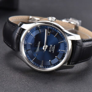 De Ville Hour Vision VSF 41MM Blue/Silver Dial Black Croco Strap A8500 - Image 10